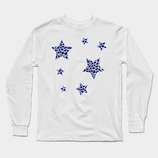 Blue Cheetah Stars Pack Long Sleeve T-Shirt